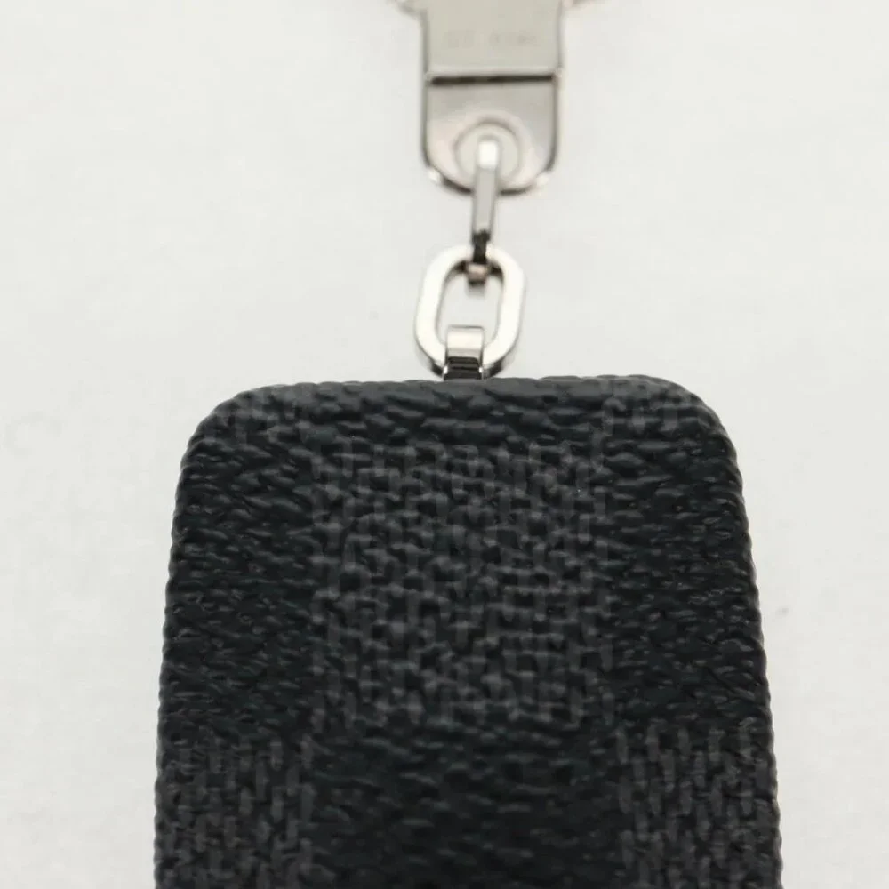 LOUIS VUITTON Damier Graphite Astropill Key Holder M66123 LV Auth 159490M - Picture 7 of 13